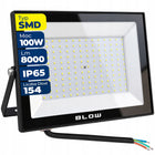 Lampa halogenowa halogen biały neutralny 8000 lm 100W LED naświetlacz IP65 reflektor zewnętrzny do garażu, ogrodu i na