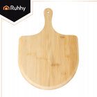 Kamień do Pizzy Ruhhy 38x36 cm z Łopatką Bambusową 2w1 Deska XXL Kordieryt wypiek chleba, pieczywa i ciast, akcesorium