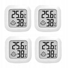 4x termometr pokojowy cyfrowy higrometr elektroniczny wilgotność powietrza biały tworzywo sztuczne