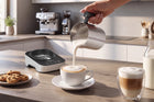Spieniacz do mleka gorąca czekolada podgrzewacz 4 tryby 4w1 400ml 550W cappuccino latte, pianka na zimno i ciepło