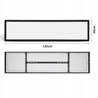 Panel LED Sufitowy Plafon 50W 5250 lm Natynkowy 120 x 30cm premium czarny oprawa oświetleniowa prostokątna, wymienny