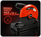 Przecinarka cięcia metalu stali piła ukośnica ukosowa 2600W tarcza imadło do rur i profili, zasilanie sieciowe 230 V