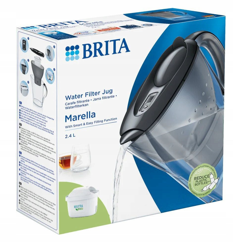 Dzbanek Brita Marella Cool 2,4l grafit+wkład Maxtra PRO dzbanek filtrujący