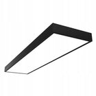 Panel LED Sufitowy Plafon 60W 6300 lm Natynkowy 120 x 30cm premium czarny lampa do biura i salonu, oprawa z neutralną