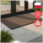 Wycieraczka pod drzwi zewnętrzna gumowa wewnętrzna wycieraczki 60X90 CM mata wejściowa beżowa PVC tekstylna grubość 6 mm