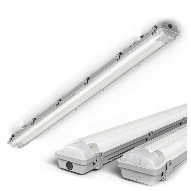 Oprawa Hermetyczna Lampa LED Świetlówka do Garażu 120cm Natynkowa Warsztat piwnica, magazyn, 20 w, 2000 lm, neutralna biel, trzonek G13