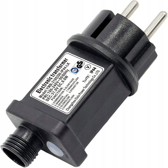 Zasilacz do kompletów choinkowych 1000 LED 31V 6W IP44