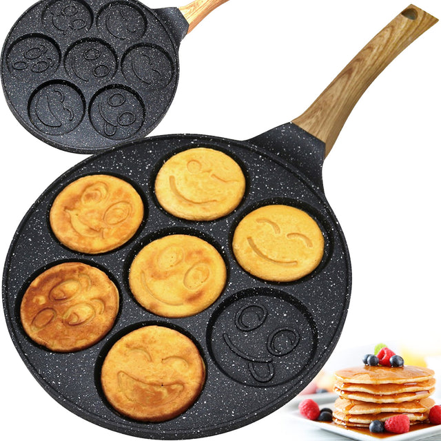Patelnia do naleśników placków pancakes jajek śmieszne minki non-stick 27cm 6 mm 26 cm