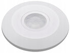 Czujnik ruchu sufitowy ultra płaski LED PIR czujka zmierzchu 360° natynkowy automatyczny włącznik oświetlenia do lamp