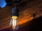 Girlanda Ogrodowa Świetlna 5m+6x Żarówka LED 1W Zewnętrzna Wodoszczelna lampki dekoracyjne na taras balkon altanę