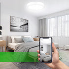 Panel Plafon Sufitowy LED Natynkowy Okragły Biały 24W Nie Mruga CCD Lampa oprawa do wnętrz z wbudowanym źródłem