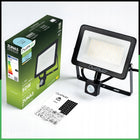 Halogen naświetlacz LED 50W zewnętrzny lampa z czujnikiem ruchu Garaż reflektor IP44 6000 lm zimne białe światło 6500 K