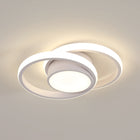 LAMPA SUFITOWA BIAŁA WISZĄCA LED NOWOCZESNA DO SALONU OKRĄGŁA 4500K 32W oświetlenie wewnętrzne z aluminium 2 punkty