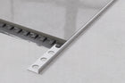 Profil aluminiowy licowy srerbrna anoda 8mmx270cm listwa wykończeniowa do płytek, cokół, narożnik