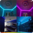 Zestaw taśma LED neon 3m RGB (1x3) aplikacja bluetooth pilot zasilacz IP67 oświetlenie dekoracyjne kolorowe 24V 1200 lm
