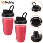 Blender Kielichowy Szklany Kruszy Lód Smoothie Miksuje 1200W + 2x Bidony
