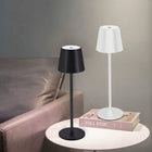 Lampa Nocna Lampka Stołowa Biurkowa LED USB Dotykowa Bezprzewodowa Czarna oświetlenie do sypialni, gabinetu, do