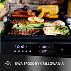 Grill elektryczny kontaktowy panini składany MPM PSC-140/B czarny 2200 w nominalna