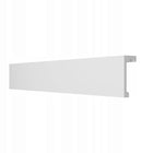 Listwa Karniszowa LED Maskownica Maskująca Osłona Gzyms Biała 300x10 cm 3m plastikowa zabudowa szyny sufitowej