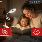 LAMPKA BIURKOWA LED RING ELASTYCZNA LAMPKA DO CZYTANIA LAMPA do łóżka ALOGY nocna, ściemniana, akumulatorowa, sieciowa