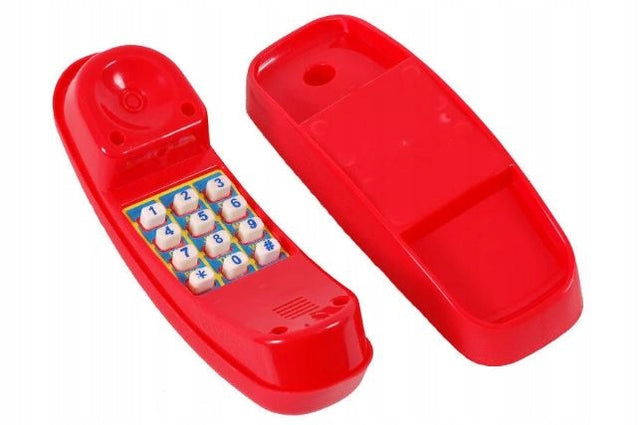 Telefon dla dziecka na plac zabaw dźwiękowy -- czerwony akcesoria tworzywo sztuczne wiek 3 lata+