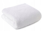DUŻY RĘCZNIK KĄPIELOWY BAWEŁNIANY 70x140 HOTELOWY SPA BIAŁY 500G PREMIUM do wycierania po prysznicu, gładki, do łazienki