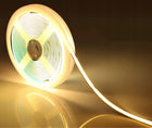Taśma LED COB 12V biała ciepły homogeniczna neon 3000K 8mm 5m 320 DIOD/1M oświetlenie dekoracyjne do wnętrz IP20 900 lm
