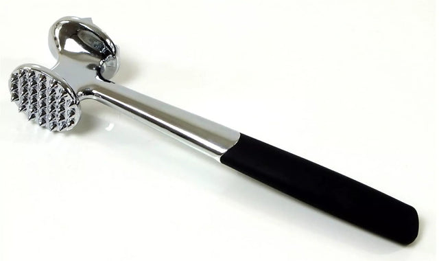 Kinghoff - tłuczek nierdzewny do mięsa dwustronny - 23 cm - KH-4000 tłuczek do mięsa czarny, szary