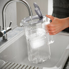 Aquaphor - Dzbanek filtrujący Glass - 2,5l - biały do filtrowania wody pitnej, szklany, wkład B100-25, 1 wkład w