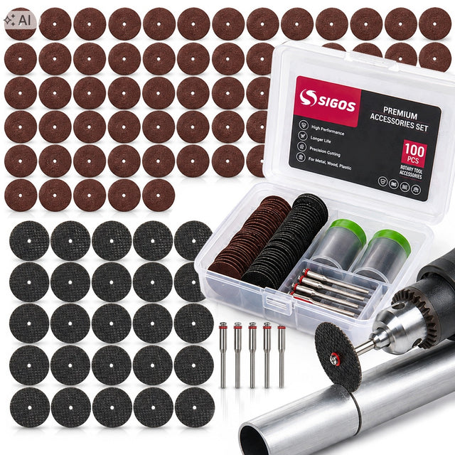 Akcesoria do miniszlifierki zestaw Tarcz mini do cięcia dremel 24-32mm krążki tnące 38 mm, otwór 3 mm, do metalu, aluminium, stali, PVC i tworzyw