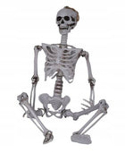 DEKORACJA WISZĄCA SZKIELETOR DUŻY SZKIELET KOSTEK OZDOBA HALLOWEEN 165 CM plastikowy kościotrup, rekwizyt na imprezę
