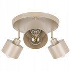 Lampa Sufitowa Wisząca Kinkiet Oprawa Żyrandol 3x E27 LED Kaszmirowa Beżowa oświetlenie wnętrz metalowa do salonu