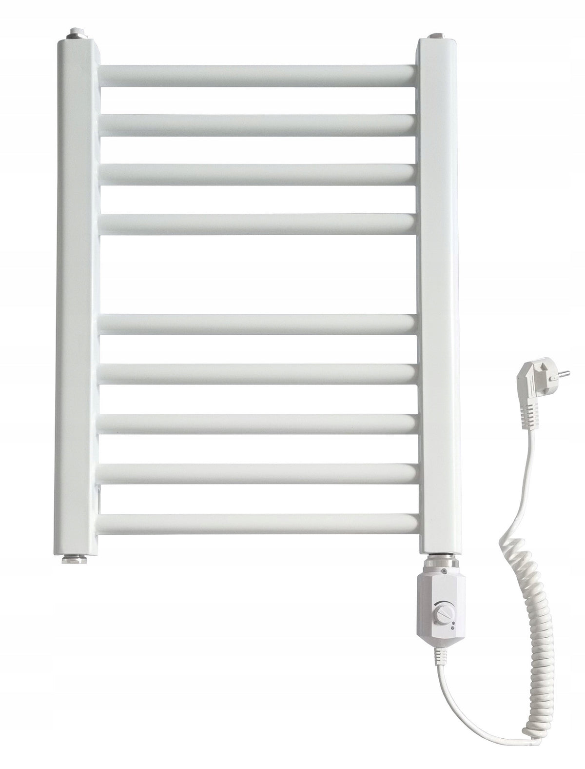 Grzejnik łazienkowy elektryczny TOMAS 300 W BIAŁY 400 mm 500 mm grzewcza