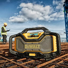 Dewalt radio budowlane kompaktowe z ładowarką 18V XR USB AUX dab+/fm DCR027 odbiornik Bluetooth, do warsztatu