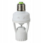 Oprawka żarówki E27 z czujnikiem ruchu zmierzchu PIR LED do lampy sensor automatyczne włączanie światła, adapter z