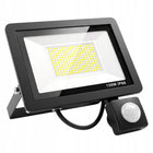 Halogen LED 150W lampa czujnik ruchu zmierzchu naświetlacz zewnętrzny IP66 reflektor do ogrodu 6500 K zimna barwa