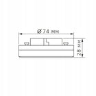 6x Żarówka LED GX53 10W 950lm 4000K ściemnialna Mocna Nie Mruga Wydajna do opraw sufitowych, neutralne światło, okrągły