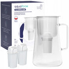 Dzbanek filtrujący szklany AquaFloow ClassGlass 3l + 3x filtr wody Class biały