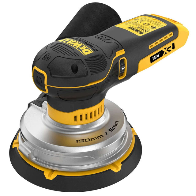 Akumulatorowa szlifierka mimośrodowa 150mm, 18V XR, DeWALT [DCW230N-XJ] orbitalna, do wygładzania i wykańczania powierzchni