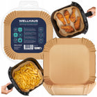 300x WKŁAD DO FRYTKOWNICY BEZTŁUSZCZOWEJ AIR FRYER PAPIER 20 cm XL WELLHAUS papier do pieczenia /Wzór z 804 sztuk