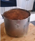 Rant opaska do pieczenia tortu regulowana dorosiowe ranty 12-15 H14cm obręcz cukiernicza metalowa, forma do biszkoptu