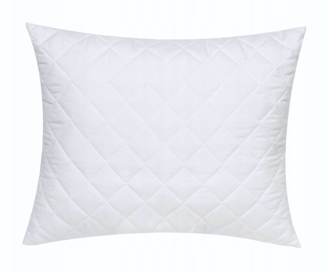 Poduszka 50x60 antyalergiczna pikowana gruba zamek do spania, wypełnienie z poliestru silikonowanego 450 g