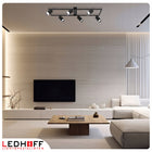 Lampa Sufitowa LED Oprawa Halogenowa 6x GU10 Kinkiet SPOT Ruchomy Reflektor listwa oświetleniowa czarna aluminiowa 80