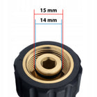 REDUKCJA ADAPTER GNIAZDO M22 NA SZYBKOZŁACZE SZYBKOZŁACZKA 1/4” DO KARCHER przejściówka do pistoletu myjki ciśnieniowej