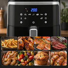 Frytkownica Beztłuszczowa XXL Aigostar Cube Air Fryer 1900W 7l czarny