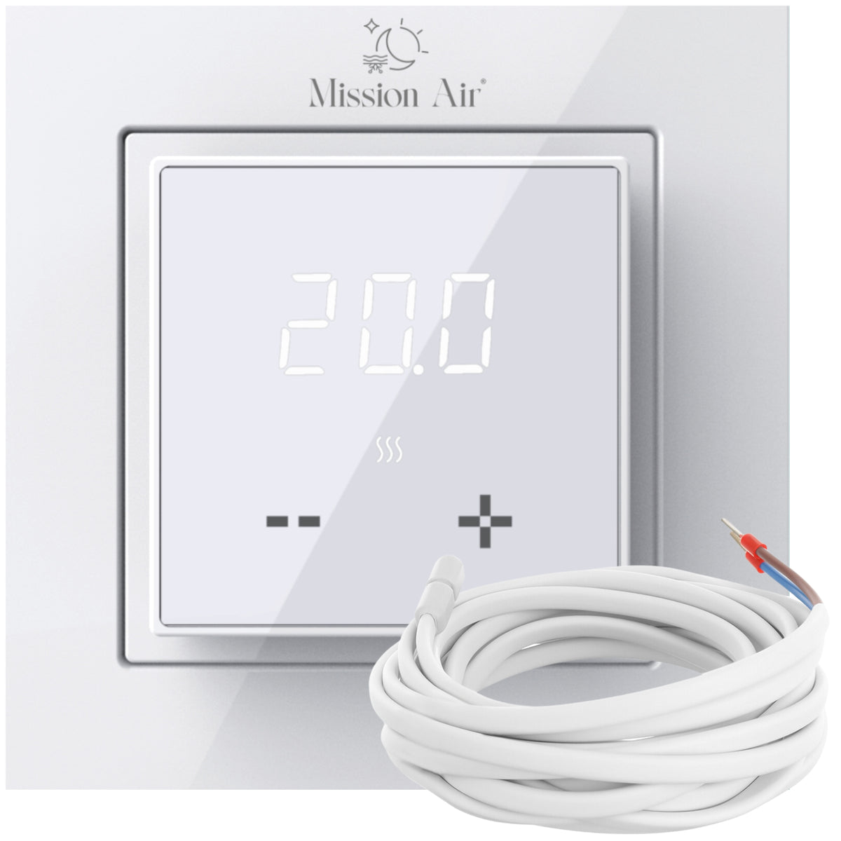 Regulator temperatury termostat pokojowy biały cyfrowy LCD przewodowy 16A sterownik ogrzewania do pomieszczeń