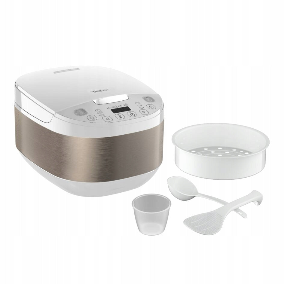 Multicooker tefal SimplyCook Plus ryżowar 12w1 4l garnek elektryczny 4 l 750 w biały