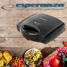 Opiekacz Esperanza Portabella 3w1 nominalna czarny