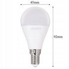 Żarówka LED E14 neutralna biała barwa 4000K 7W = 60W 630lm żarówki x6szt. kuliste źródło światła do lampy, kinkietu i