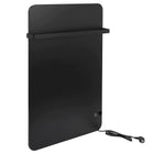 Grzejnik łazienkowy elektryczny 350W czarny na podczerwień WiFi termostat ogrzewanie łazienki, 45x70 cm, dolne